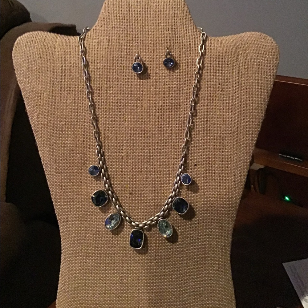 Basketweave Necklace and Earrings